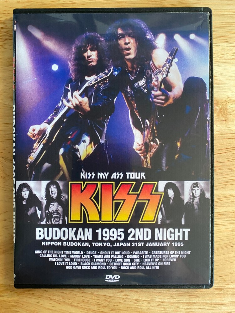 KISS - Live at Budokkan 1995 DVD Bruce Kulick Paul Stanley Gene Simmons