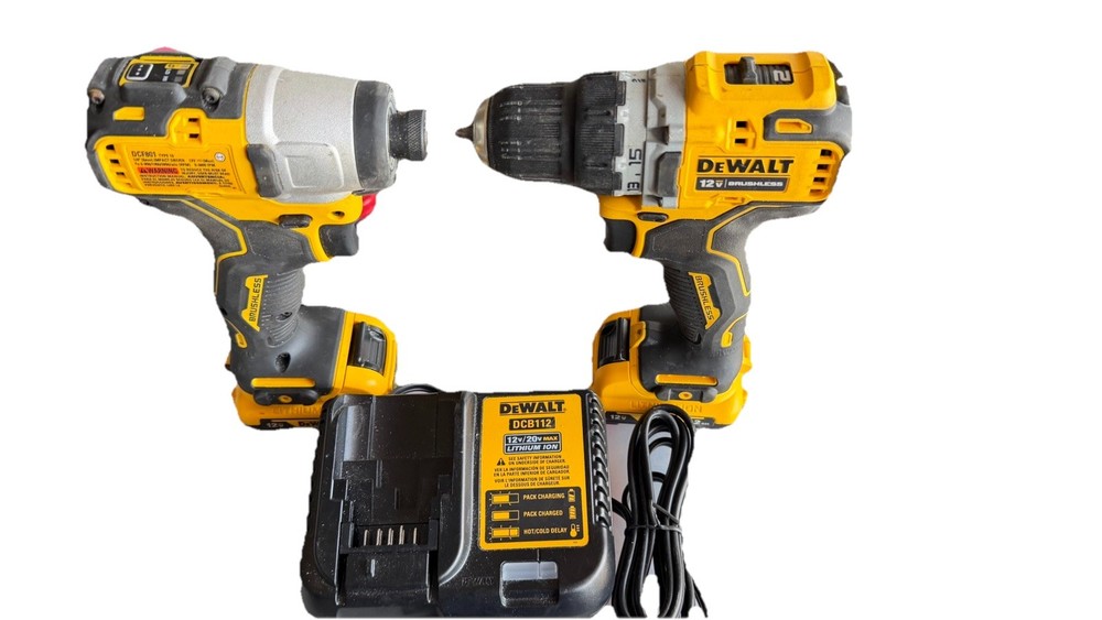 DEWALT XTREME 2-Tool 12-Volt Max Brushless Power Tool Combo Kit with Soft...
