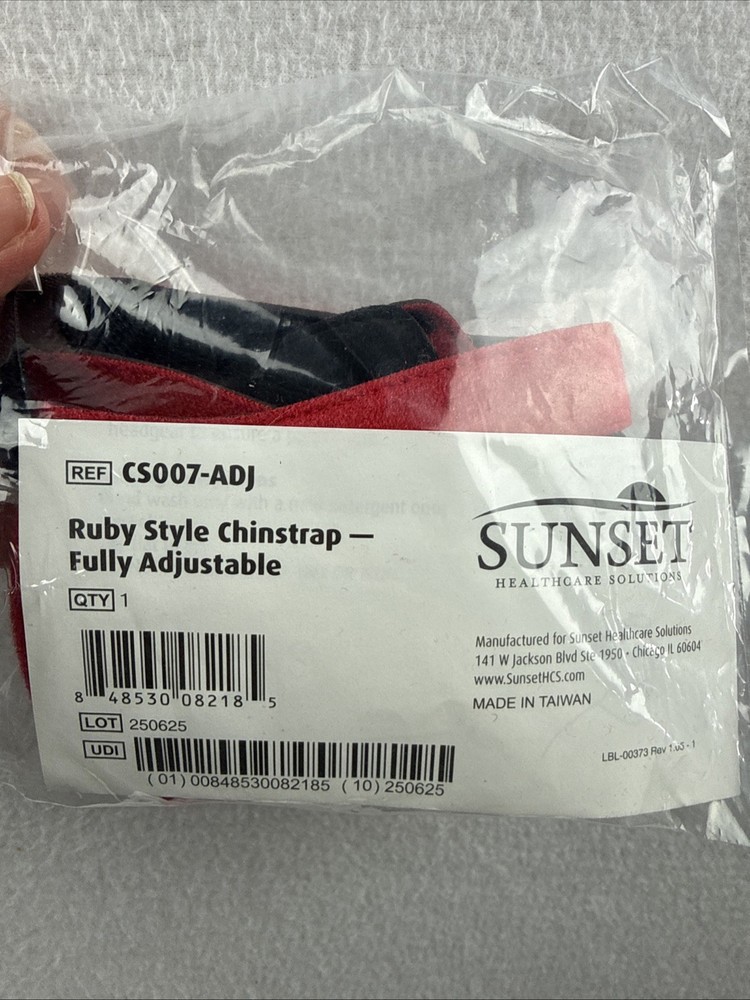 CS007-ADJXL Ruby Style Adjustable Chinstrap Extra-Large For C Pap Use