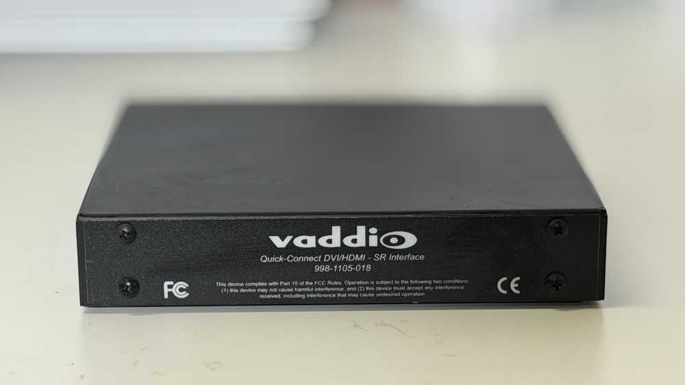 Vaddio Quick-Connect DVI/HDMI-SR Interface 998-1105-018 Video Camera System Unit