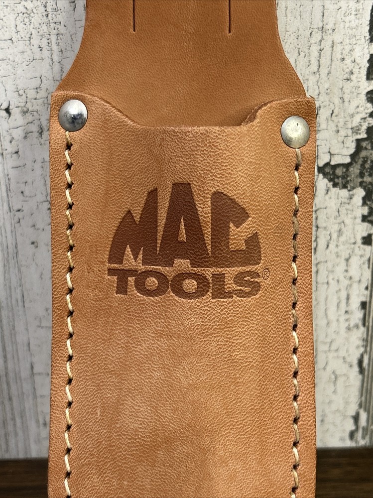 Mac Tools Belt Multi Purpose Leather Knife Tool Holster