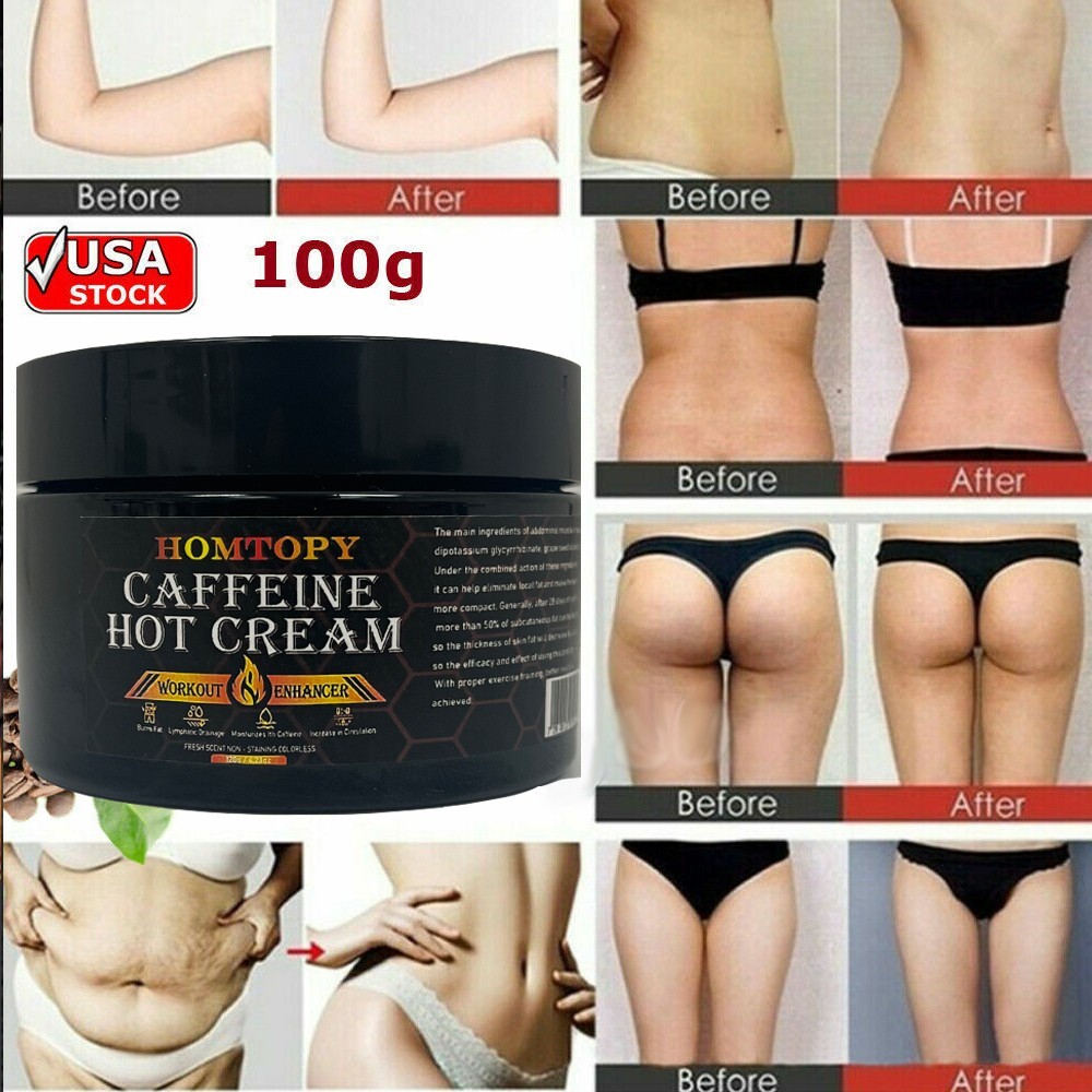 Anti Cellulite Hot Cream Fat Burn caffeine Body Slimming Gel Moisturizer 100ml