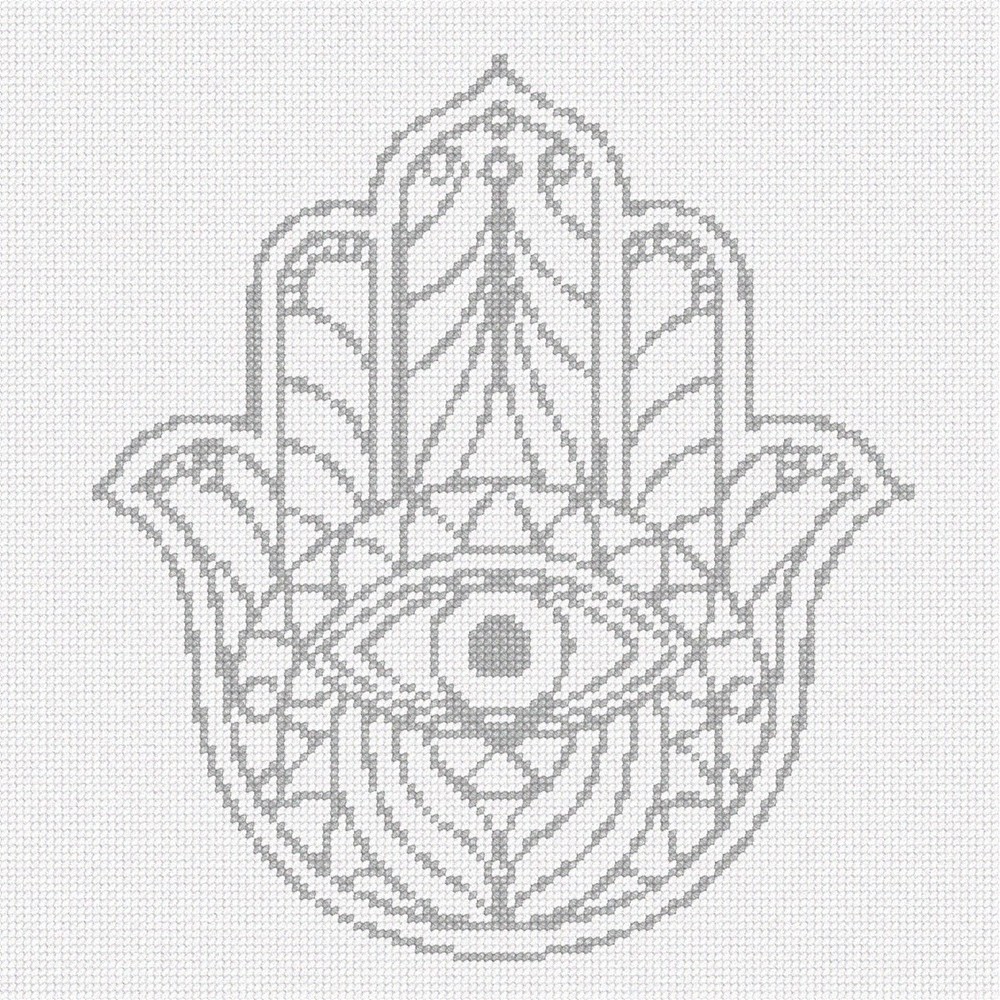 Hamsa Threads From Your Stash 1 Needlepoint Canvas