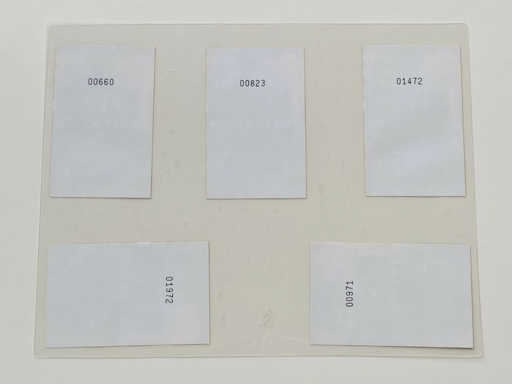 KISS vintage Laminate Pass UNCUT SHEET Unplugged Convention Concert Tour 1995