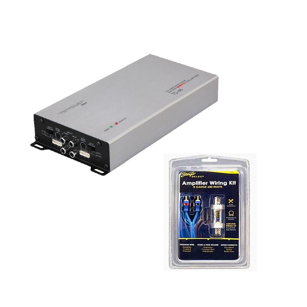 NESA TD48 2000W 4-CHFull Range Class D Car Speaker Audio Compact Micro Amplifier