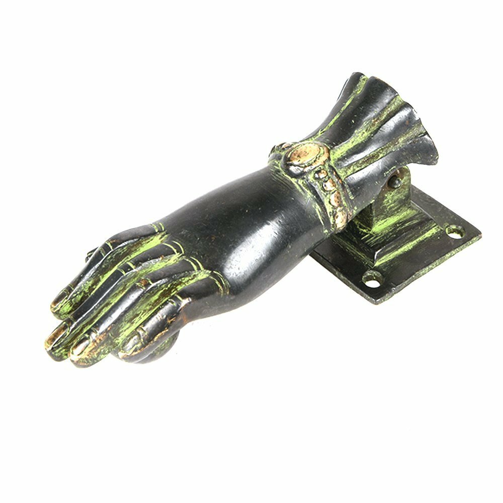 Handmade Brass Hand Shaped Door Knocker