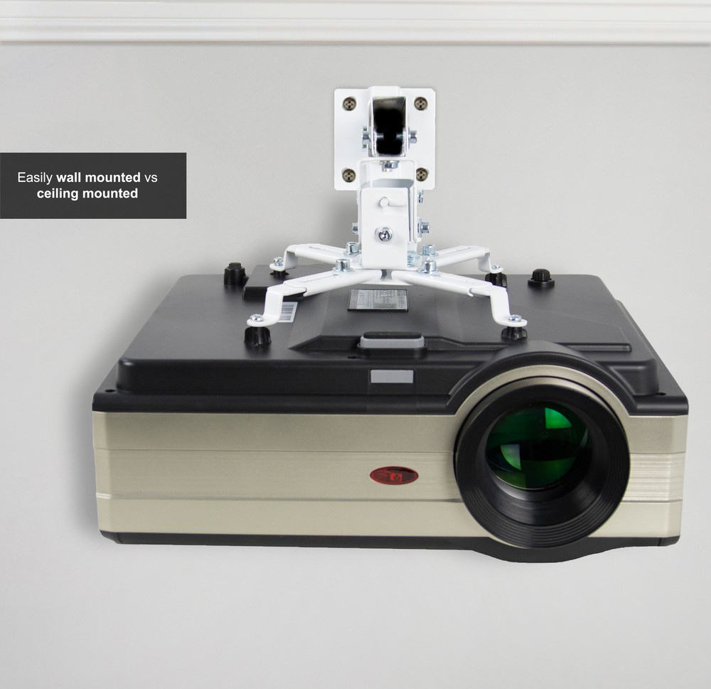 VIVO Universal Adjustable Wall Ceiling Projector Mount Extend Length Projection