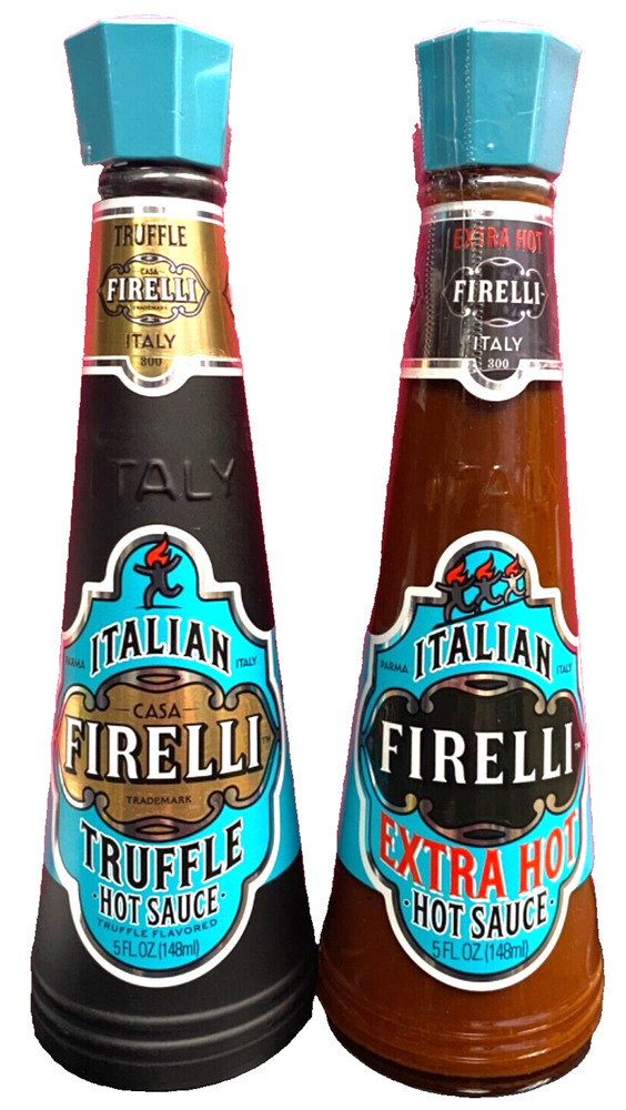 Firelli Italian Truffle Hot Sauce & Extra Hot Sauce 2 Pack