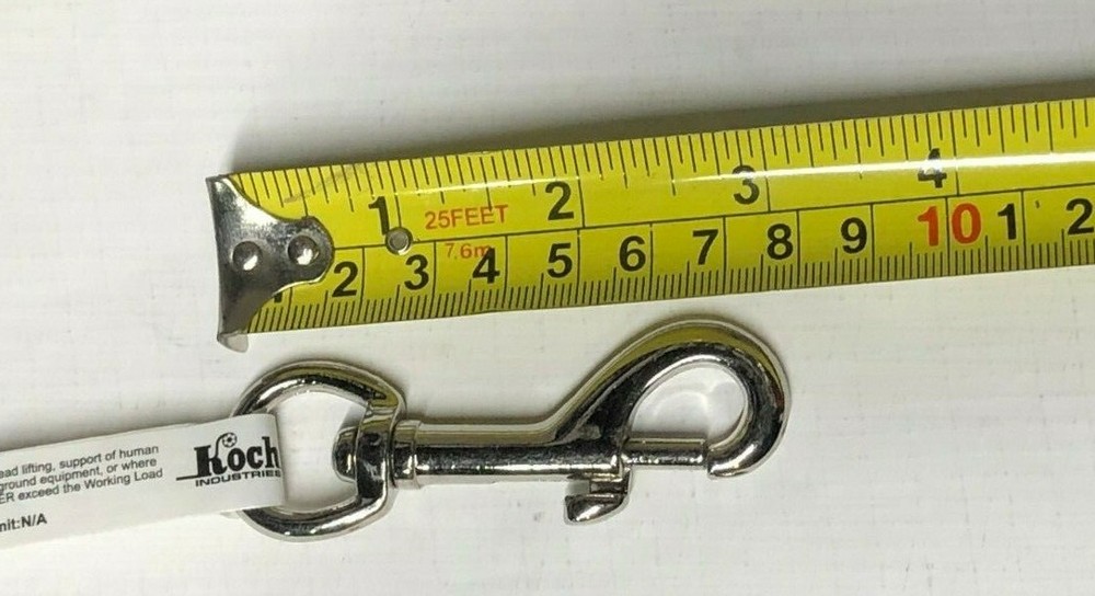 10 pc Swivel Eye Bolt Snap Hook Round Swivel Silver