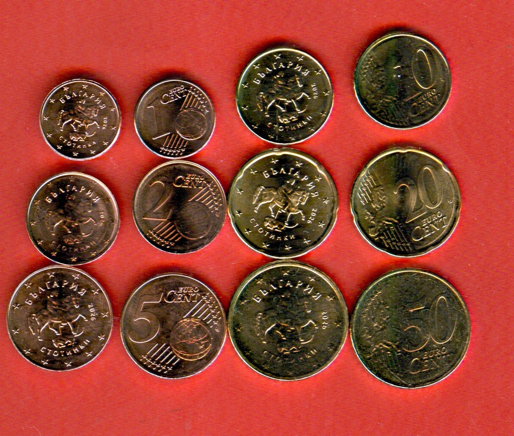 BULGARIA - 2026 -  1 2 5 10 20 50 Cent - UNC