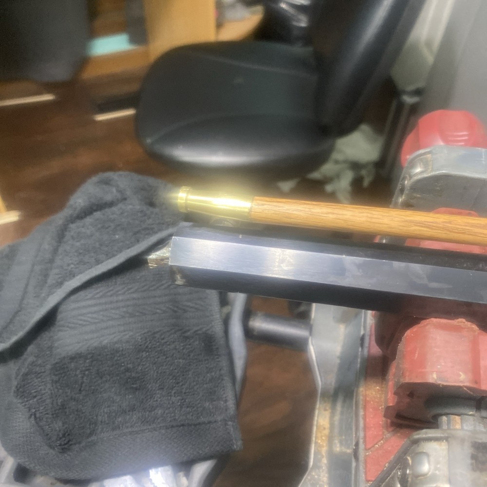 28” CVA HAWKEN MUZZLELOADER BARREL/Hickory ROD, PERCUSSION 50 CAL 1”