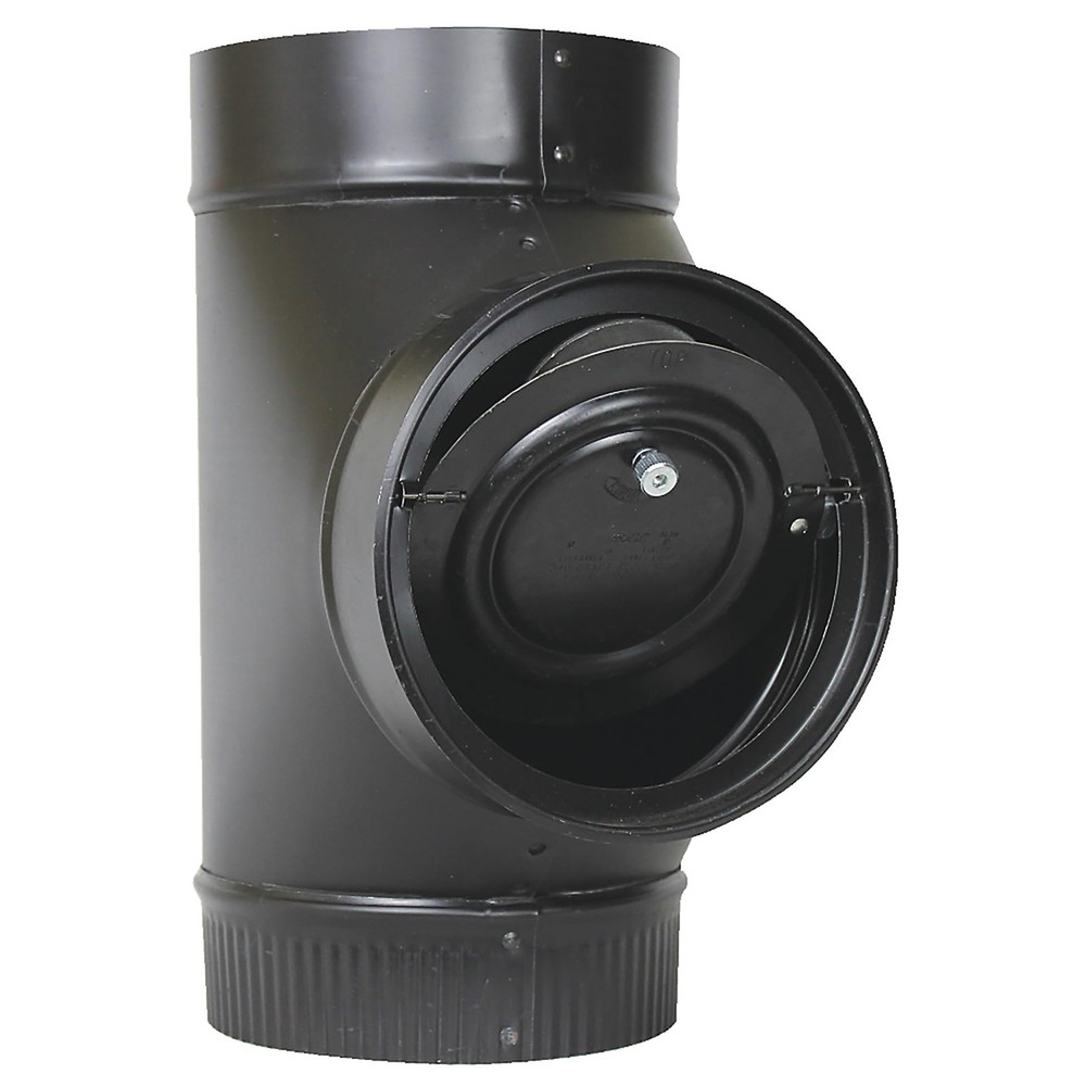 US Stove DR6 Barometric Draft Regulator, 6-Inch Black