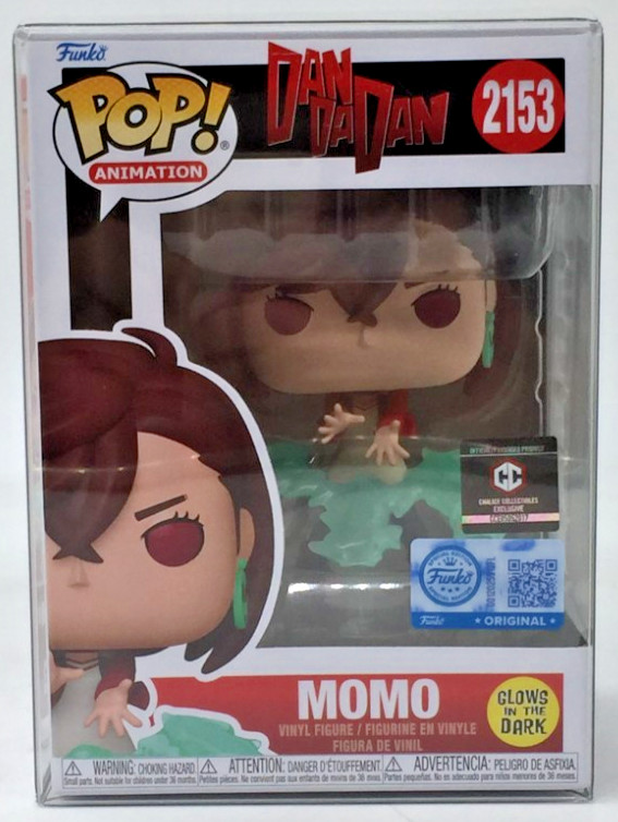 Funko Pop! DanDaDan MOMO #2153 Glows Chalice CC EX Funko SE W/Protector