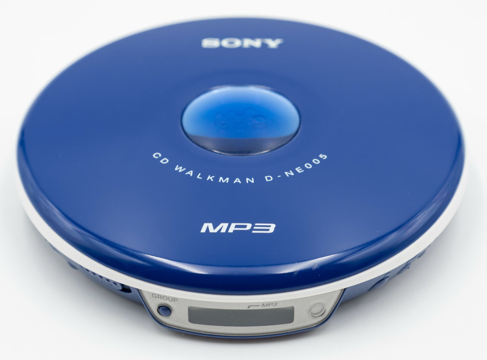 Sony Walkman D-NE005 Blue Portable MP3/CD Player
