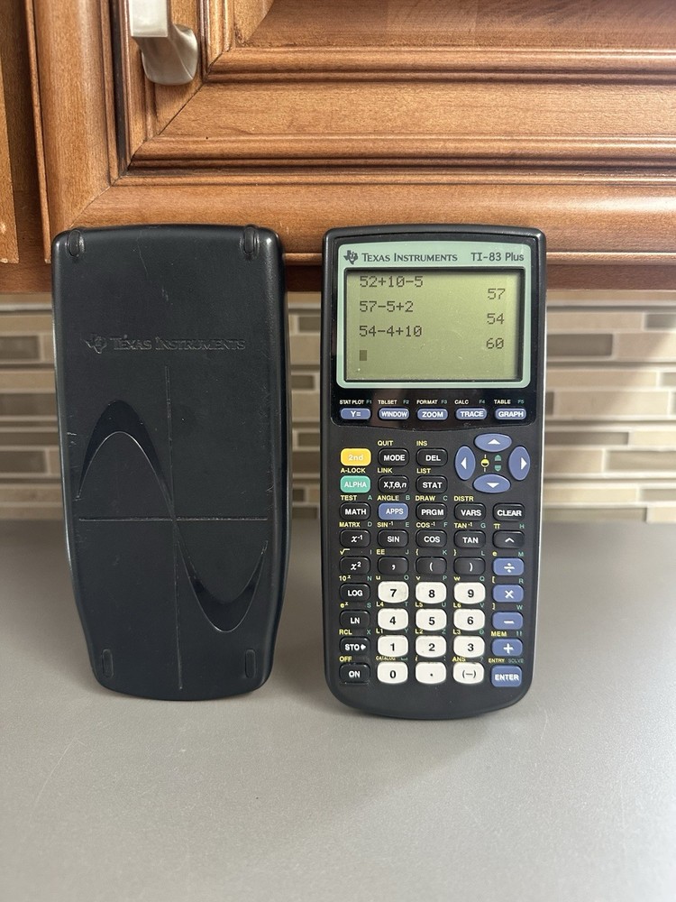 Texas Instruments TI-83 Plus Graphing Calculator Tested Working
