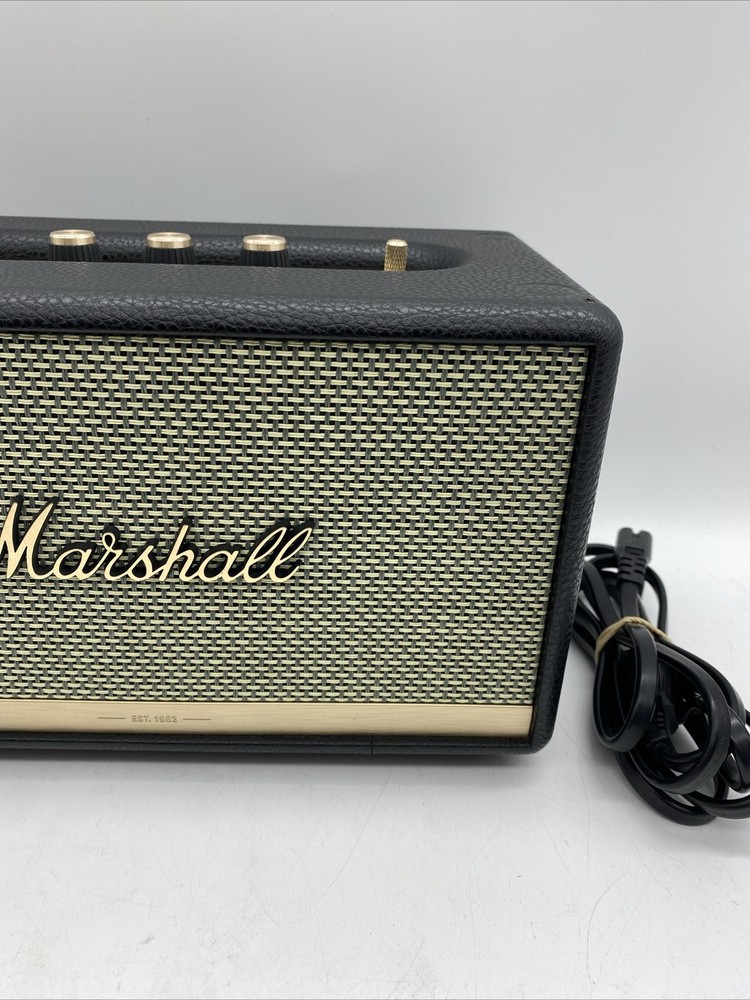Marshall - Acton II Bluetooth Speaker - Black EUC with Cord