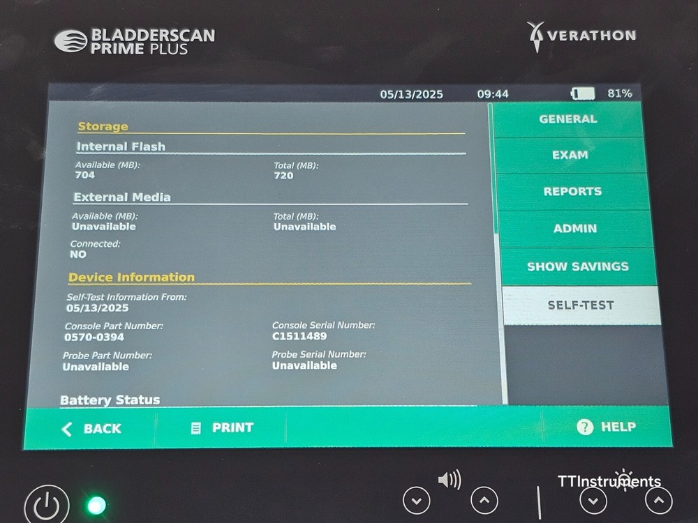 Verathon 0570-0394 BladderScan Prime Plus with Battery