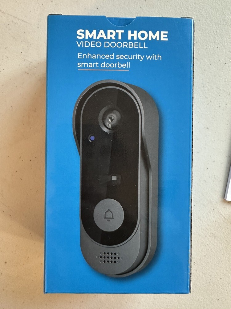 -Smart home Visual Doorbell wirelrss black