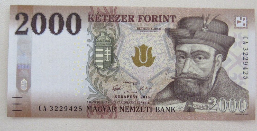 Hungary: 2000 Forints 2016 UNC Condition!