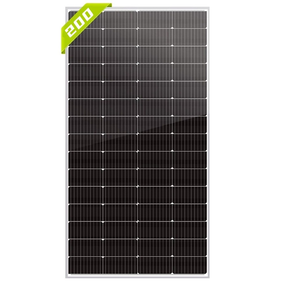 (200W New) 200W Monocrystalline Solar Panel 9BB Cell Solar Panel Boat Off Grid