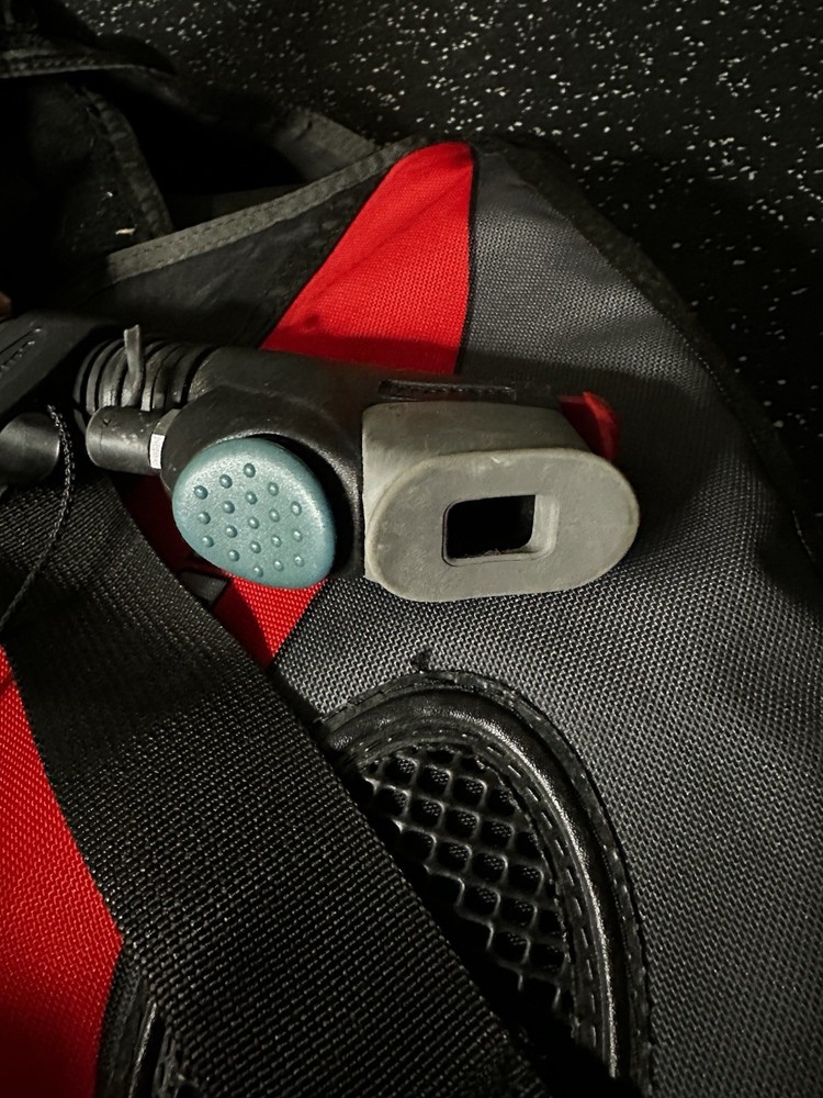 Mares Synchro Lx Diving BCD Vest Size Medium Nylon Red Gray Black