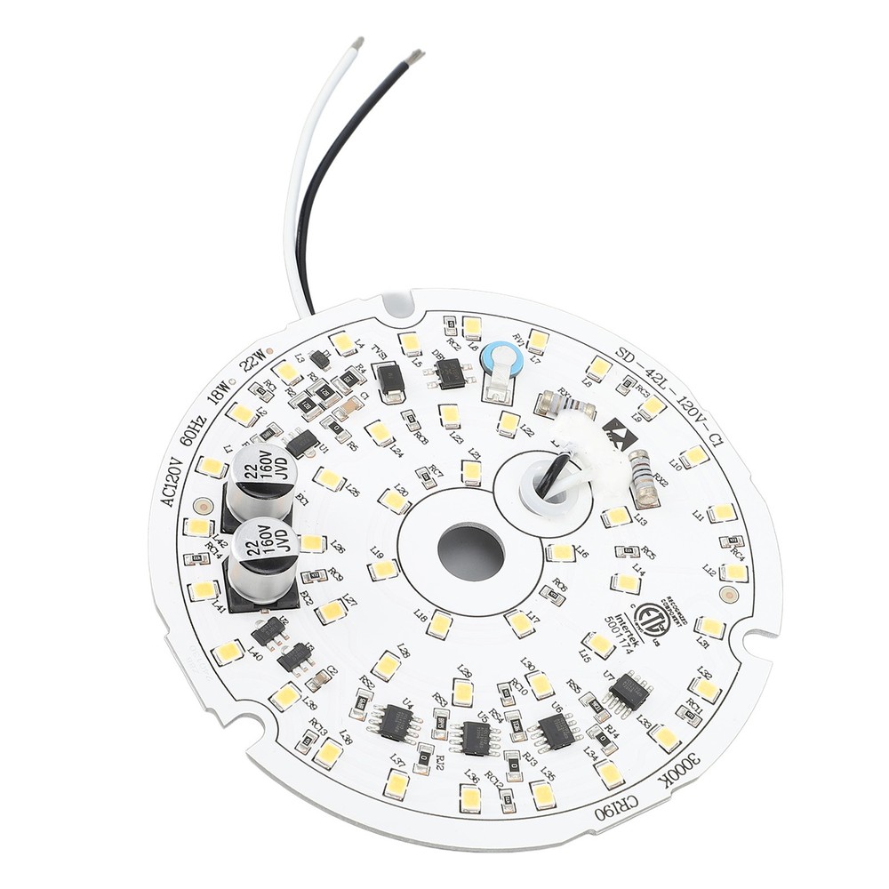 3.93inch LED Ceiling Fan Light Replacement Panel Dimmable 18W 4000K Natural