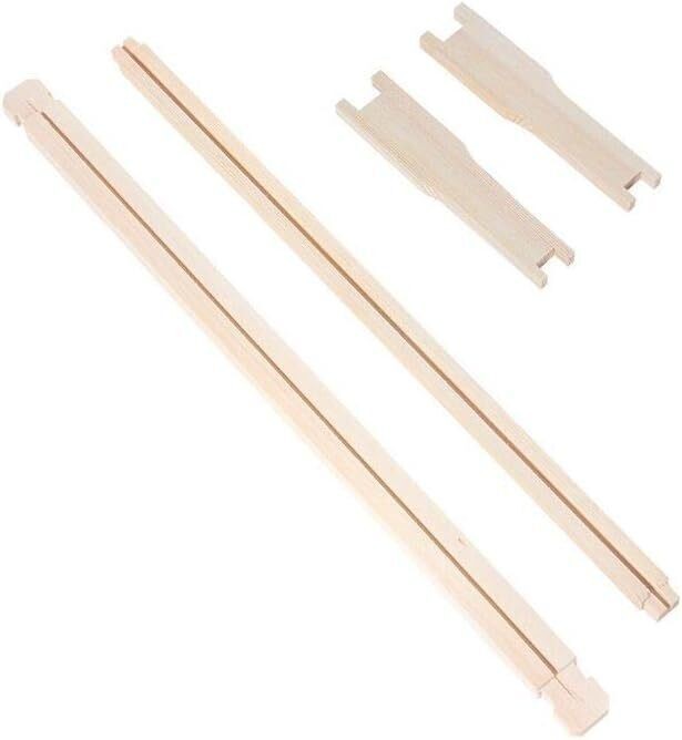 10 Pack Medium Beehive Frames and Wax Foundations Honey Bee Frames