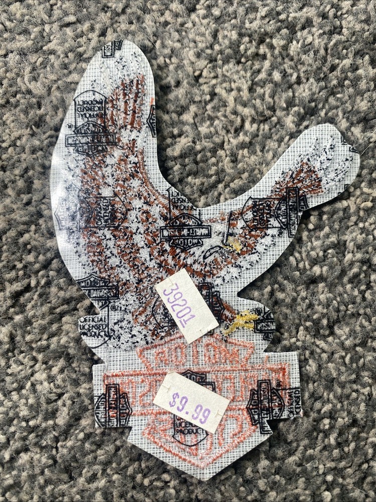 Harley Davidson Motor Cycles Patch Embroidered Eagle 3.5” x 5”