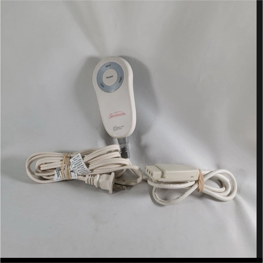 Sunbeam Electric Blanket Replacement Control White Gray M85AP E23623F