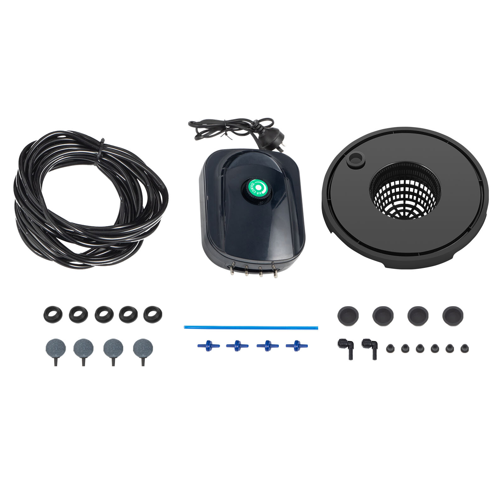 VEVOR Hydroponics Deep Water Culture DWC Hydroponic System 5 Gallon 4 Buckets