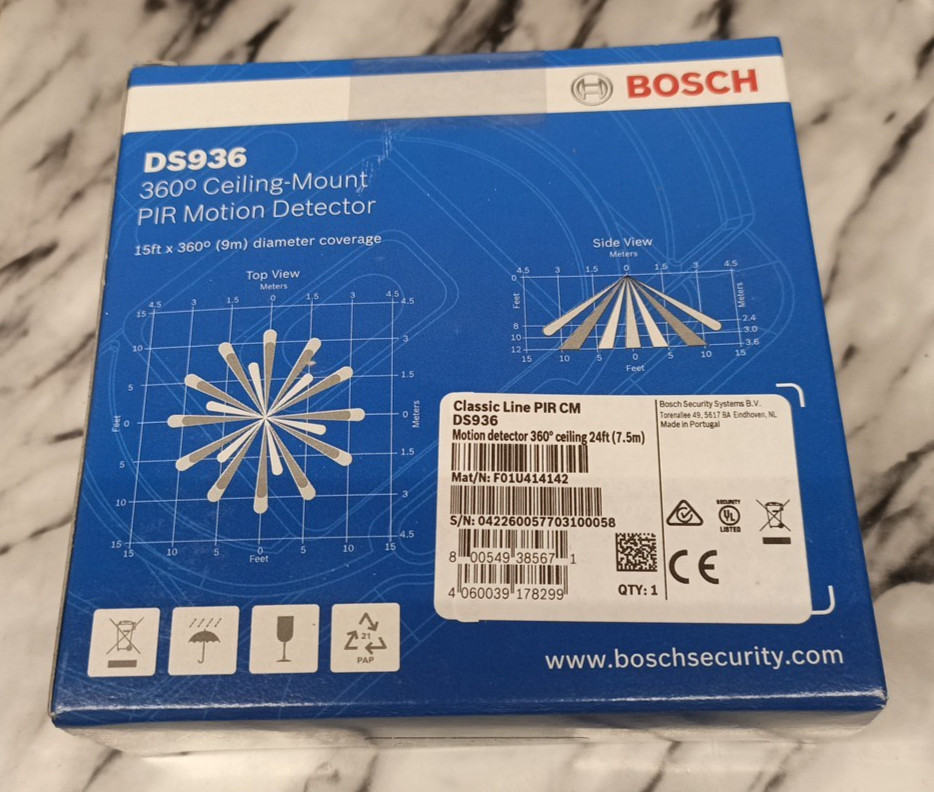 Bosch DS936 360 Ceiling Mount PIR Motion Detector