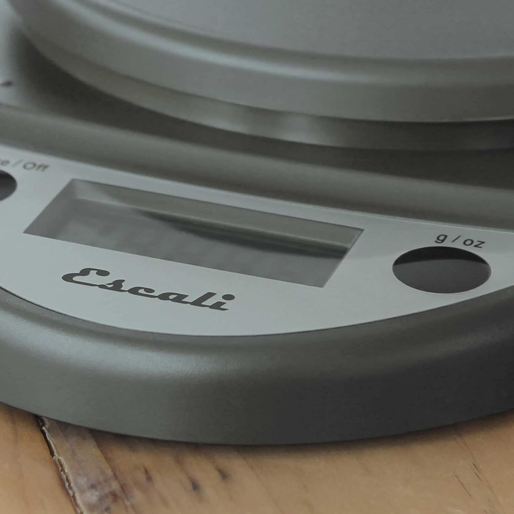 Escali Digital Kitchen Scale, 11 Lb Capacity, Tare Function, Precise Readout, Co