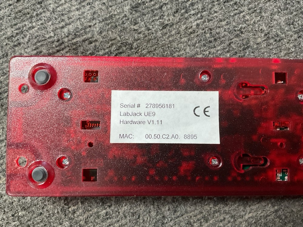 LabJack UE9-Pro USB / Ethernet Data Acquisition Module w/ PS & Cables