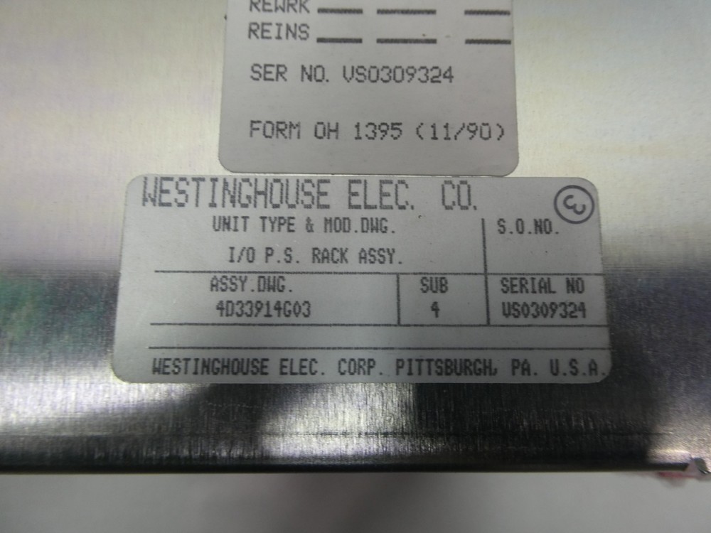 Westinghouse 4D33914G03 Chassis Module