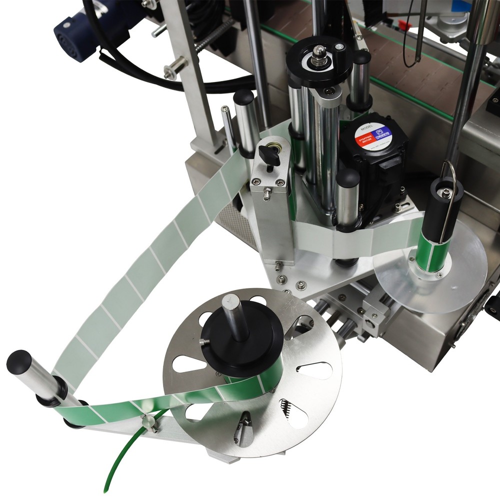 110V Double Sided Auto Desktop Labeling Machine for Square/Hexagonal Bottle etc