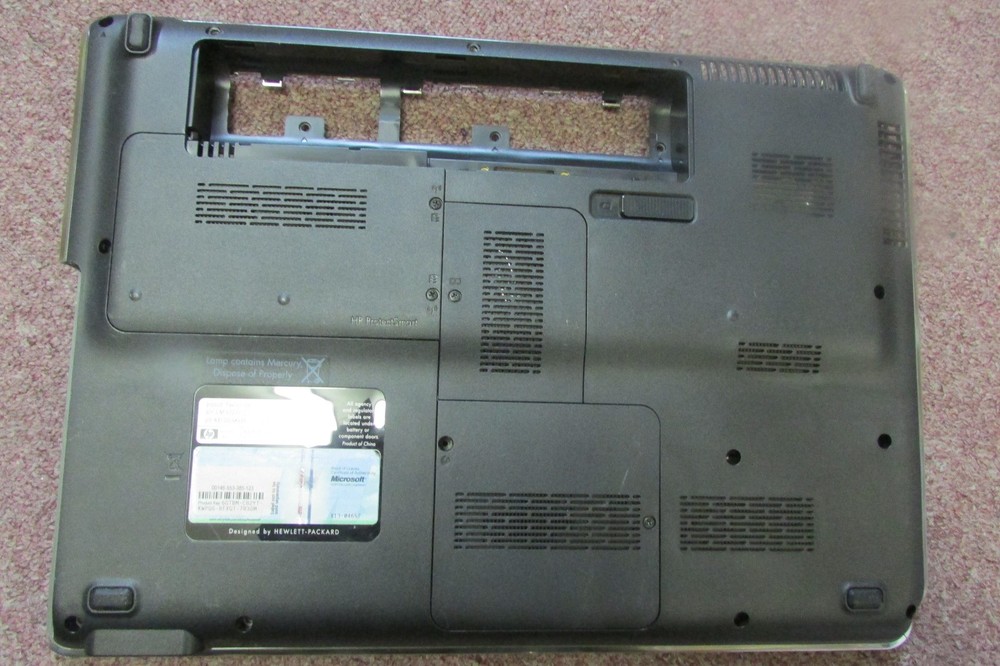 HP DV5-1250US LAPTOP CASING,POWER PANEL, SPEAKER BAR,DC JACK HARNESS
