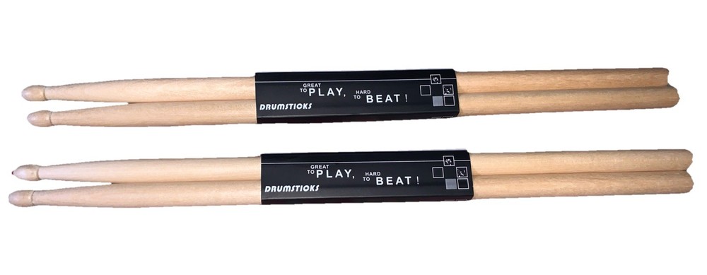 5A Drum Sticks Maple Drumsticks (Two Pair)