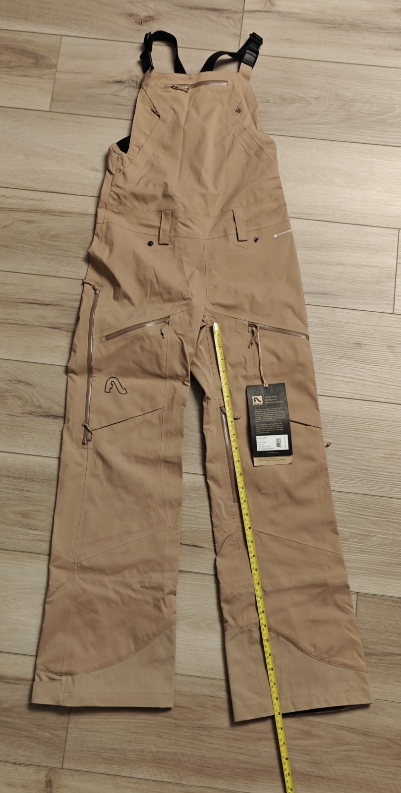 Flylow Women’s Foxy Bib Overalls In Chai/khaki Tan XS