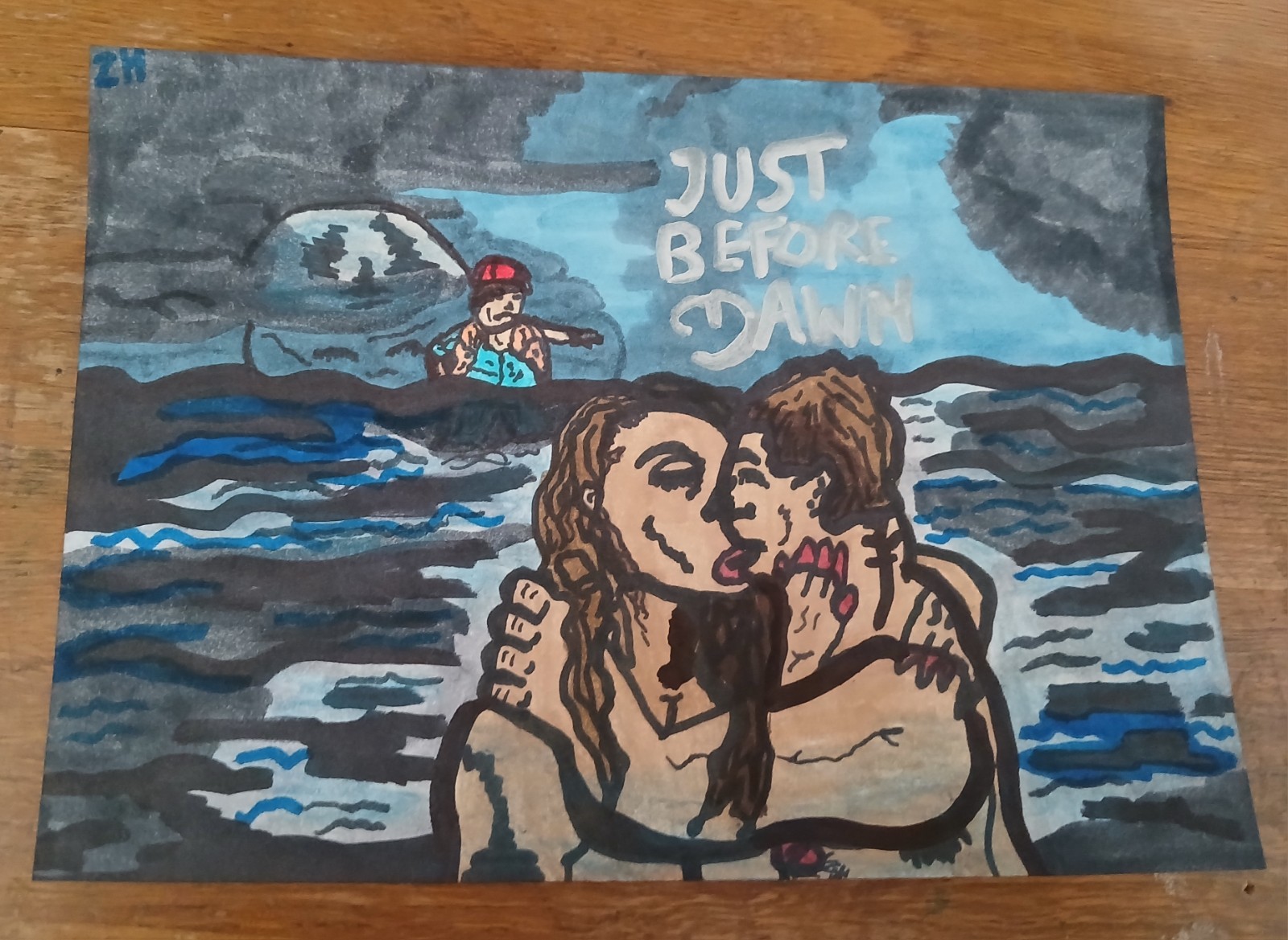 Drawings Reserved For Kevin Just Before Dawn Horror