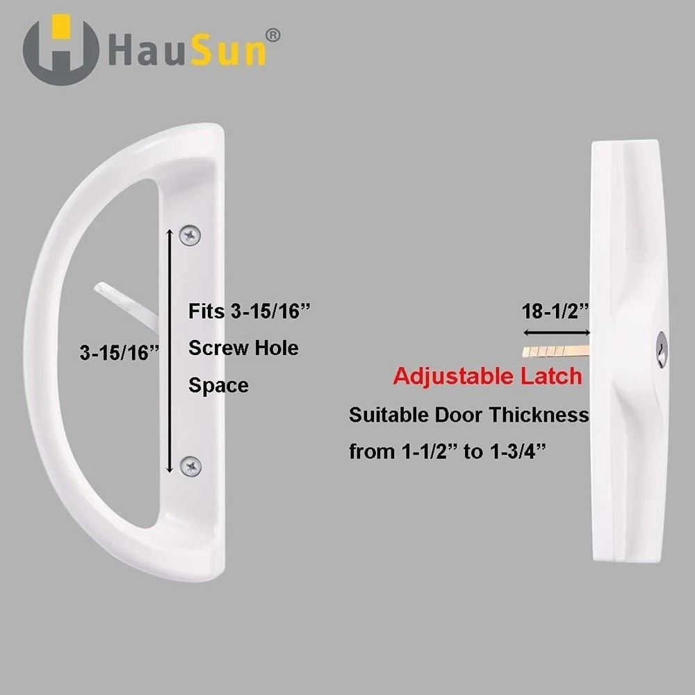 Sliding Door Handle Set with Mortise Lock – Perfect for Home Security
