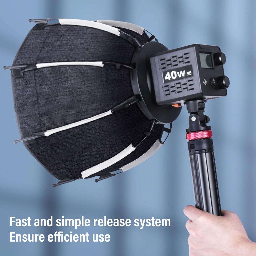 Portable Octagonal Softbox With Grid For Mount Fill Light GIPV