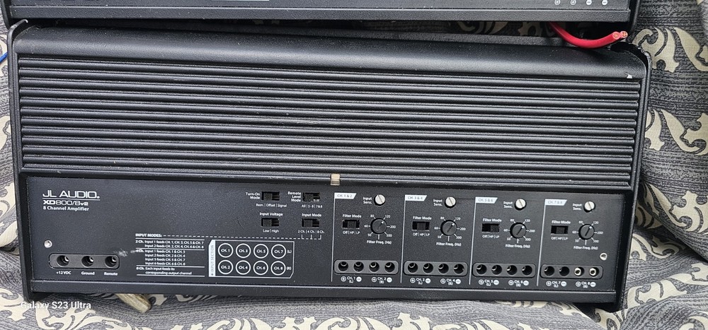 JL Audio Amplifier XD800/8v2 XD1000 1v2 SET