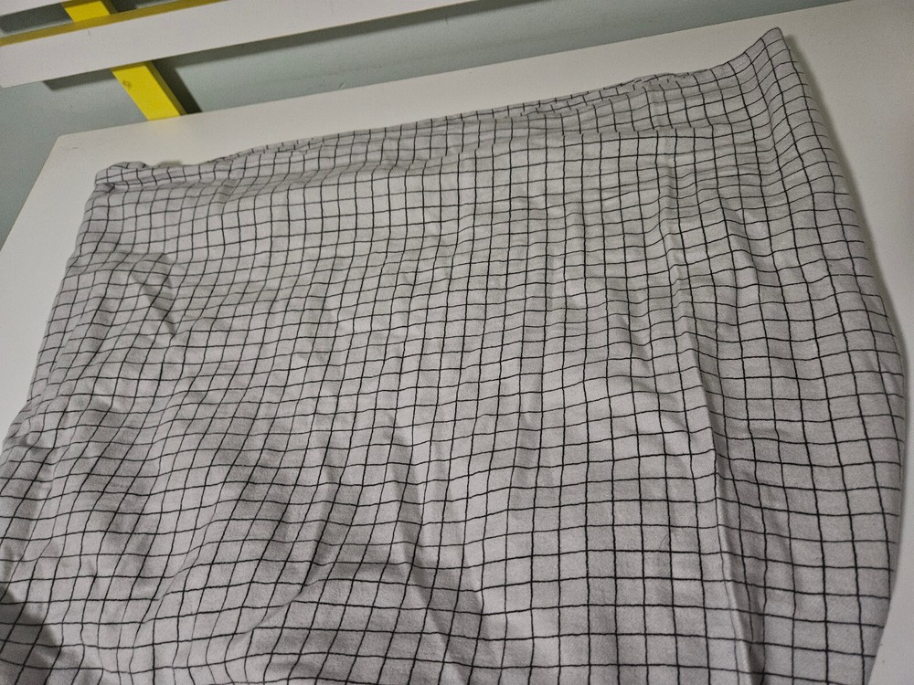 TARGET TOP SHEET KSB KING SINGLE BED TOP SHEET RIPPLE CHECK FLANELETTE