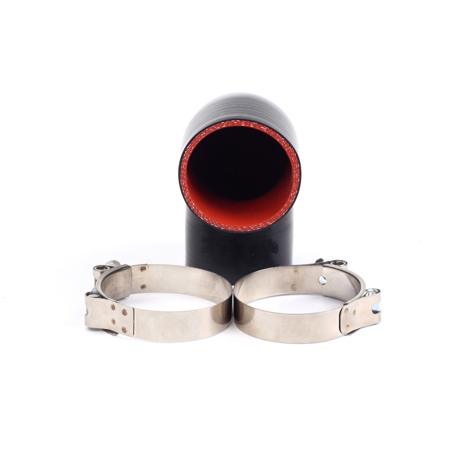 90 Degree Elbow Silicone Hose/Intake/Intercooler Pipe Turbo Coupler + Clamps