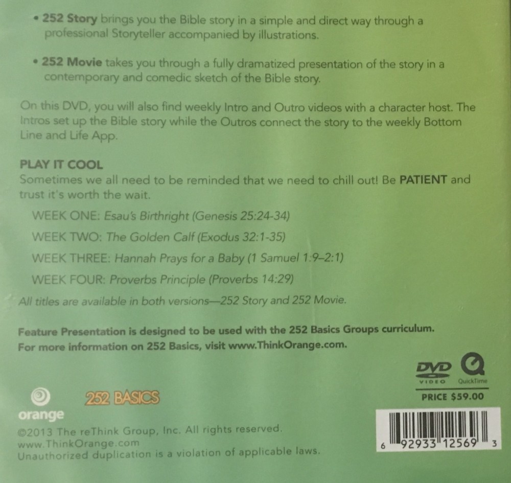 Base Camp 3 Basics Part 2 / Play It Cool Bible Study DVD - Studio 252 Production