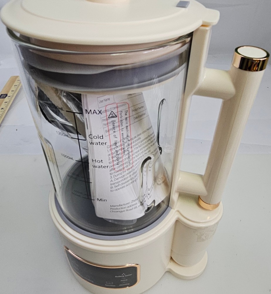 Soy Milk Maker & Multi-Function Wall Breaking Machine JY801 Easy Clean No Box