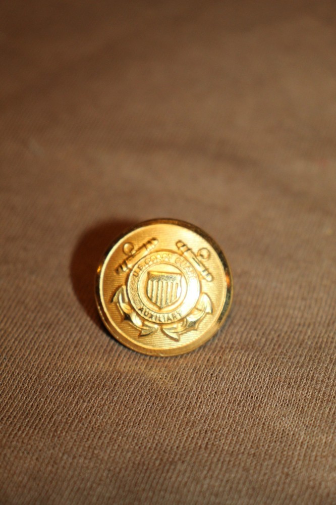 Original WW2 U.S. Coast Guard Metal Uniform Button