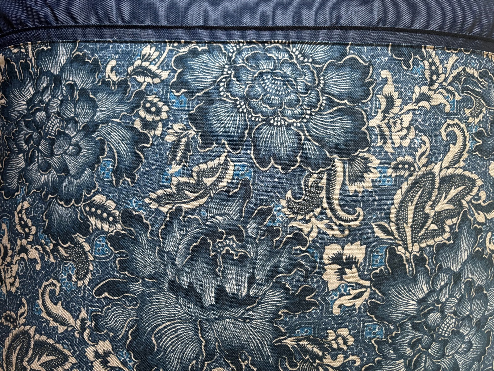 Ralph Lauren KING Size KEATON Indigo Floral Comforter 108" x 96"