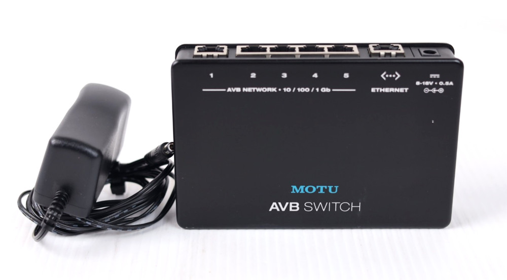 MOTU AVB Switch Five-Port AVB Ethernet Switch w86