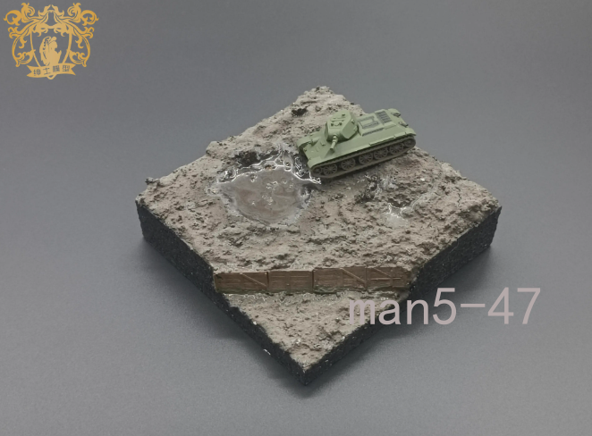 3D Printed Model 1/144 Soviet A-32 Medium Tank Finished Model